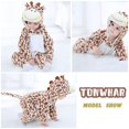 thumbnail image 4 of Disfraz TONWHAR, disfraz de jirafa, traje de nieve para bebé (18 a 24 meses), 4 of 8