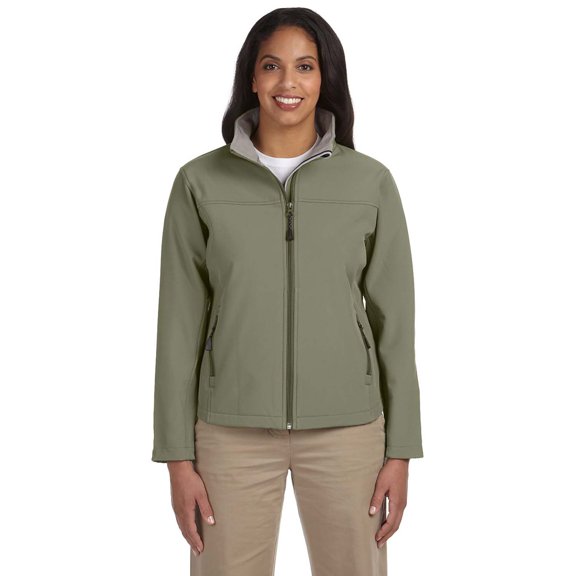 Devon & Jones D995W Ladies Soft Shell Jacket - Olive - Small