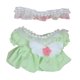 thumbnail image 2 of Vestido de princesa para muñeca de peluche, mono de muñeca, falda con mangas abullonadas, crea tus propias muñecas verde, 2 of 9