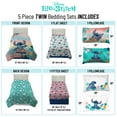 thumbnail image 5 of Disney Lilo & Stitch Tie-Dye 5 Piece Twin Bed Set w/ Sham, 100% Microfiber, 5 of 7