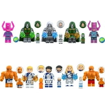 10PCS Minifigures Super Movies Building Blocks, Creative Puzzle Toys for Children Christmas Gift Birthday Present