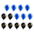 thumbnail image 1 of Hearth & Gear 14 Pack Graduation Party Decorations Balloons Set 12 Inch Black Blue Confetti Graduation Balloons With Balloon Ribbons For Graduation Party Decoration Supplies Balloons with inside, 1 of 6