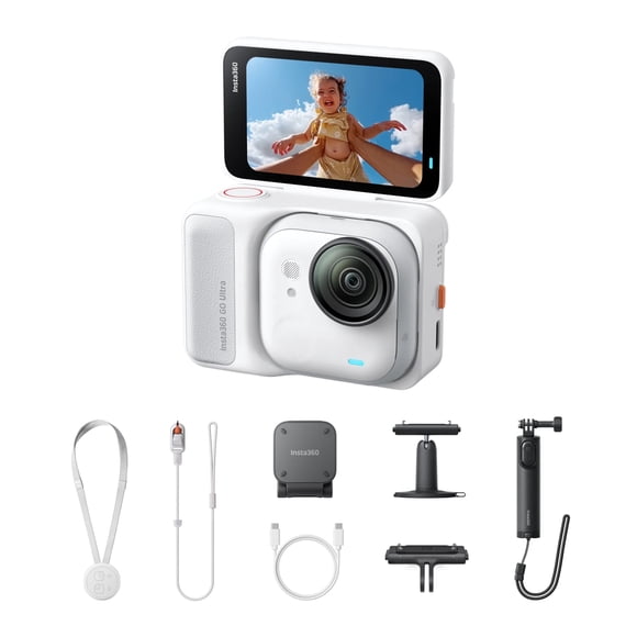 Cámara de Acción Insta360 GO Ultra Creator Bundle 4K Magnética con IA