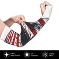 thumbnail image 2 of Sikiie American Flag Skull Cooling Sun Sleeves Arm Sleeves for Men & Women Protection Sleeves Long Arm Cooling Cover Sleeves, 2 of 7