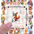 thumbnail image 6 of 35pcs-50pcs Cute Stickers Stationery Stickers Adventure Animal Stickers Kids Stickers for Phone Laptop Suitcase, 6 of 9