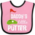 thumbnail image 3 of Inktastic Golfing Daddys Little Putter Boys or Girls Baby Bib, 3 of 4