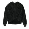 thumbnail image 2 of bar III Womens Velvet Bomber Jacket, Black, X-Small, 2 of 2