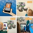 thumbnail image 3 of Wall Palz Monster Jam Grave Digger Wall Decal - Monster Jam Wall Stickers with 3D Augmented Reality Interaction - 23" Monster Jam Grave Digger Monster Truck Wall Decorations, 3 of 7