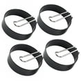 thumbnail image 2 of TopLLC 4pcs Circular Ring Stainless Steel Omelet Circular Omelet Container Iron Spray Non Stick Omelet With Handle Omelet, 2 of 9