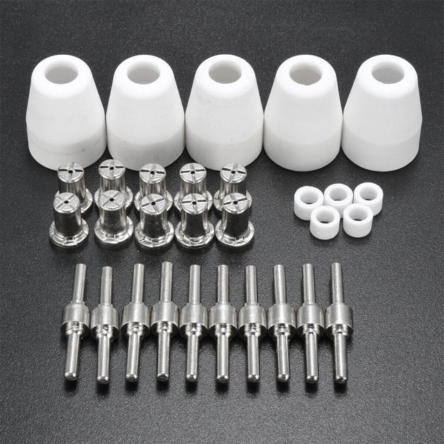 Bgsha 30Pcs Air Plasma Cutter Consommables Étendre Conseils pour PT-31 LG-40 Torche CUT-40 50