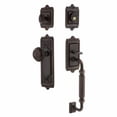 thumbnail image 4 of Grandeur 819898 Windsor Solid Brass Rose Keyed Entry Single Cylinder Sectional 'F' Grip, 4 of 5