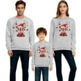 thumbnail image 3 of RXMEKW Chandail de Noël à Capuche pour Femmes Manches Longues Col Rond Haut Imprimé Ensemble Familial Assorti pour Photos de Vacances, 3 of 7