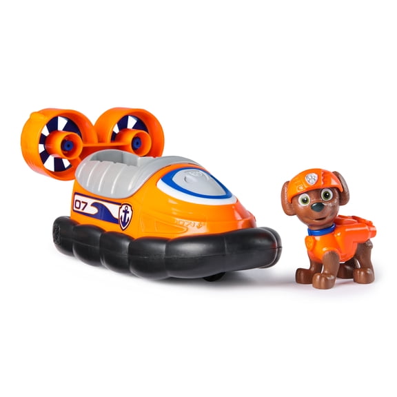 PAW Patrol Hovercraft Vehicle with Collectible Zuma Figure, Sustainably Minded Toys for Kids Ages 3