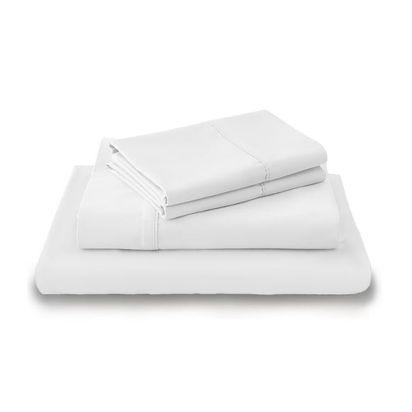 LuckShree King Size 4-PC Sheet Set - 800-TC Giza Cotton 18" Extra Deep Pockets - White Color