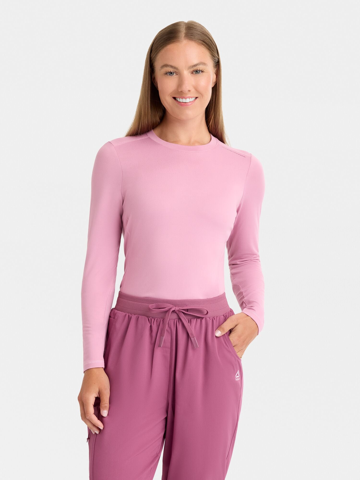 Reebok Women's Under Scrub Top with Moisture Wicking, 1 Pack Sizes S-3XL