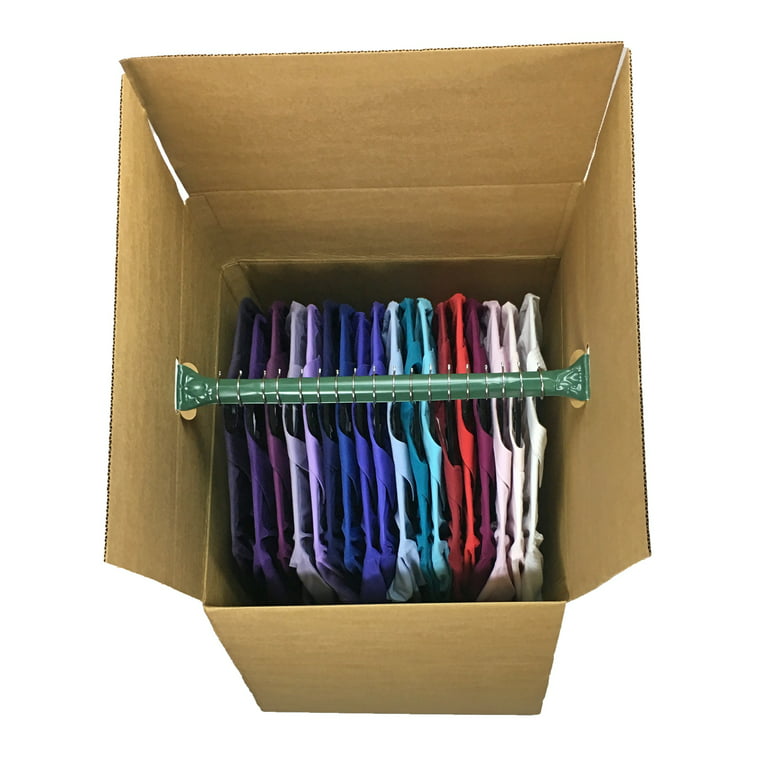 Uboxes Space Savers Wardrobe Moving Boxes with Hanger 20 x 20 x 34 (3 Pack)