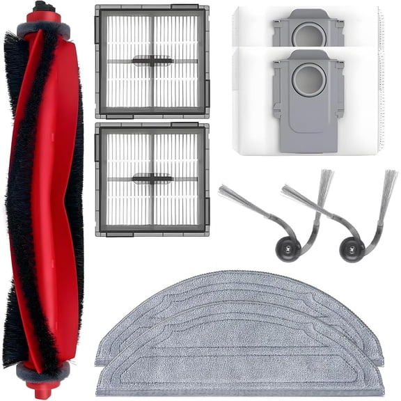 9 Pcs Robot Vacuum Replacement Parts Kit Compatible with Roborock Q10 S5 S5 Plus X5 X5 Plus
