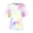 Multicolor B, variant on Women's Classic-Fit Short-Sleeve Crewneck T-Shirt Plus Size Casual Gradient Print Fashion Tops Summer Basic Tees Oversized Tshirts Blouse S-5XL