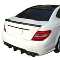 thumbnail image 2 of Ikon Motorsports Compatible with 12-15 Benz C-Class C204 Coupe A Style Real Carbon Fiber (CF) Trunk Spoiler Wing, 2 of 3