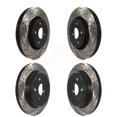 thumbnail image 1 of DS-One Front Rear Coated Drilled Slotted Disc Brake Rotors Kit for Car 2022 Jeep Grand Cherokee WK with Vented KD-100256, 1 of 11