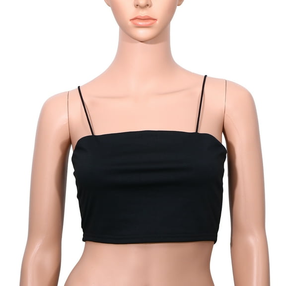 Raindrops 1Pcs Tube Crop Top for Women in Yellow Tank Style and Quick Dry for Daily Wear M