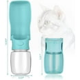 thumbnail image 2 of Botella de agua plegable para perros - Botella de agua de viaje portátil de 350 ml para perros | Botella de agua para mascotas para perros y gatos, caminar al aire libre, senderismo, viajes (azul), 2 of 5