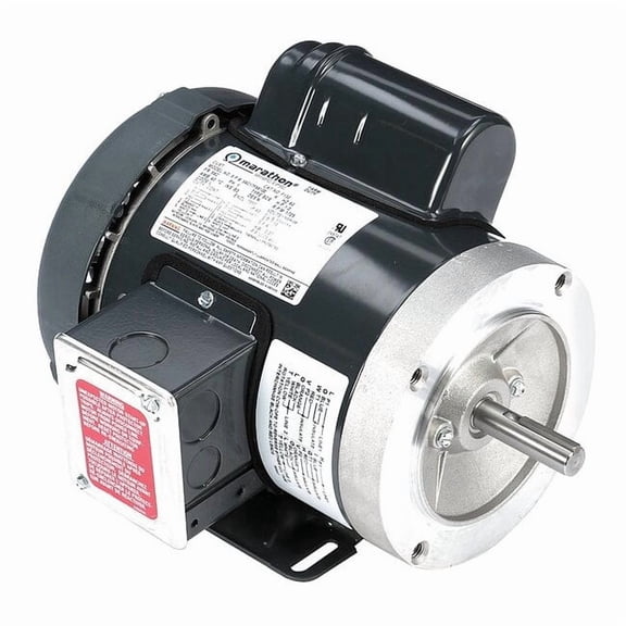 Leeson GP Motor,1/2 HP,1,725 RPM,115/208-230V 056C17F5912