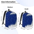 thumbnail image 3 of Yiaed Christmas Fir Tree Print Backpack, Premium Laptop Backpack, Travel Backpack for Women, Lightweight Backpacks, Comfortable Back Pack-Medium, 3 of 7