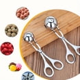 thumbnail image 3 of 2-Pack Stainless Steel Meatball Maker - Large & Small Sizes for Uniform, Easy Meatballs, Hamburgers & More - Effortless Kitchen Tool Convenient Stuffed Meatball DIY Clip Meat Rice Ball Maker Mold, 3 of 7