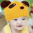 thumbnail image 2 of ZHAOCHENG Gorro de lana de punto con diseño de panda para bebés, niñas y niños, para invierno, 2 of 5