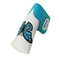 thumbnail image 1 of Cubierta de cabeza de putter de golf Cola EstiloA PU cuero bordado Blanco, 1 of 8
