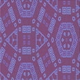 thumbnail image 1 of Ahgly Company Machine Washable Indoor Square Transitional Medium Purple Area Rugs, 5' Square, 1 of 7