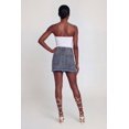 thumbnail image 4 of Women's Rhinestone Studded Frayed Mini Skirt, 4 of 4