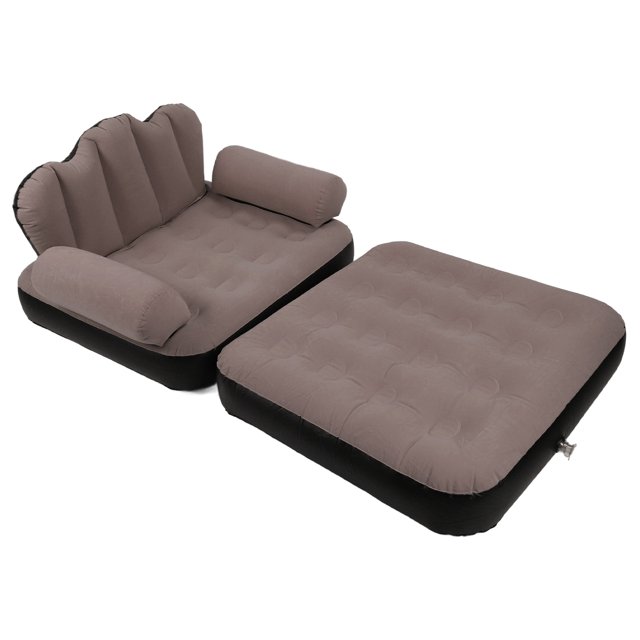 Multifunctional Inflatable Sofa Chair, Comfortable Recliner, Portable Outdoor Bed, Foldable Design for Camping Beach Family Use
