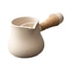 thumbnail image 5 of Tetera de cerámica con colador de té, calentador de té, jarra de leche, jarra de cerámica para restaurante, senderismo, hogar, Camping, Hotel Pequeño, 5 of 8