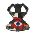 thumbnail image 4 of XMXY No Pull Dog Harness, Abstract Color Face Art Adjustable Reflective Pet Harness with Oxford Vest, Large Size, 4 of 8