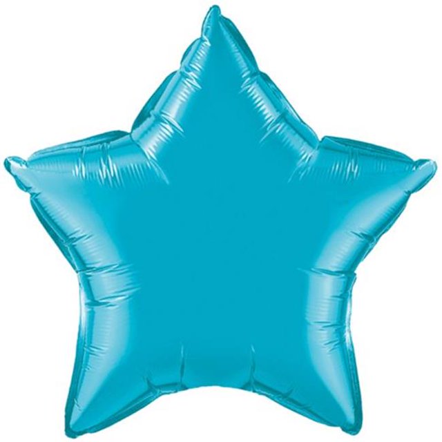 Mayflower 51528 20 Po Turquoise Étoile Fleur Ballon