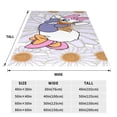 thumbnail image 2 of Manta Daisy Duck ligera y acogedora para sofá cama, de franela súper suave, de microfibra, para viajes, para todas las estaciones, para adultos y niños, 80 x 60 pulgadas, 2 of 8