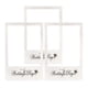 thumbnail image 1 of EeaseMX 3 piezas creativas bodas día DIY marco de fotos de papel accesorios de cabina de fotos para bodas, 1 of 7
