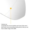 thumbnail image 4 of Unique Bargains Right Passenger Side Rearview Mirror Glass Replacement Heated White Glass with Back Fit for KIA Stonic, 4 of 6