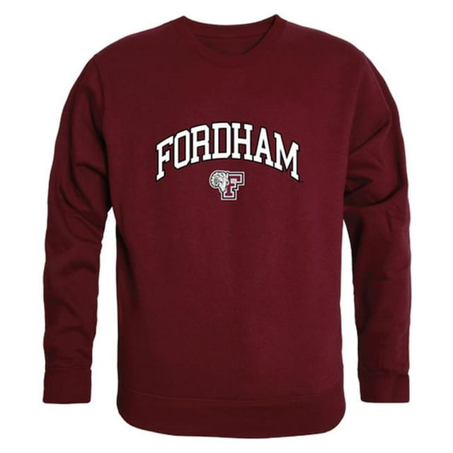 W Republic 541-305-MAR-03 NCAA Fordham University Campus T-Shirt Col Rond, Marron - Grand
