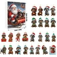 thumbnail image 3 of Oioii 24PCS Christmas Dachshund Advent Calendar, Christmas Vacation Advent Calendar Dachshund Pendant Countdown Calendar Cartoon Ornaments Home Decorations, 3 of 8