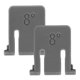thumbnail image 3 of Keyboard Replacement Foot Pair Keyboard Feet Stand Muscle Strain Reduction Standard Keyboards 1Pair, 3 of 5