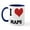 White/Navy Inside, variant on CafePress - I Love Maps Mug - 11 oz Ceramic Mug - Novelty Coffee Tea Cup