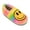 Rainbow, variant on Cute Smile Face Slippers for Kids Soft Plush House Slippers for Girls Boys with Memory Foam Non Slip Warm Happy Face Shoes for Indoor Outdoor