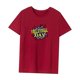 thumbnail image 3 of Camiseta para mujer verano casual mujer cuello redondo camisa para el trabajo calle deportes playa Rojo, 3 of 7