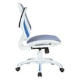 thumbnail image 3 of OSP Home Furnishings Riley Office Chair with Blue Mesh Seat and Back, 3 of 11
