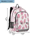 thumbnail image 2 of FORMRS Unisex School Backpack 17" Student Travel Bag with Laptop Compartment, Pink Popsicle Pattern, 2 of 7