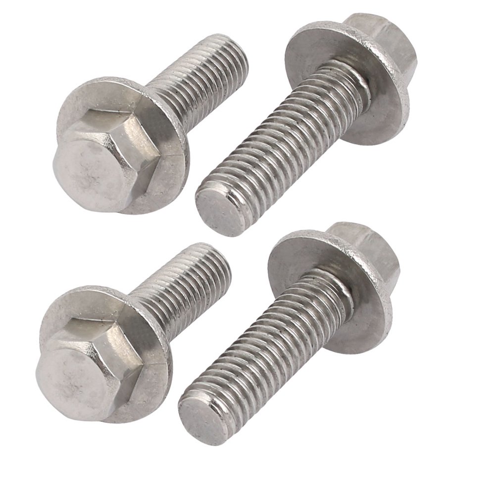 Unique Bargains M8x25mm Thread 304 Stainless Steel Metric Hex Head