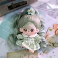 thumbnail image 5 of Cola de Caballo doble de seda de alta temperatura Kawaii, ajuste de muñeca de estrella, muñecas de algodón, peluca de simulación linda, cola de caballo, accesorios de bricolaje, 20cm, 5 of 5